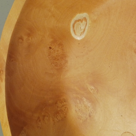 Hand Crafted One-of-a-kind Art Bowl Wood Turned Decor #eshopchicago #turned - Picture 4 of 10